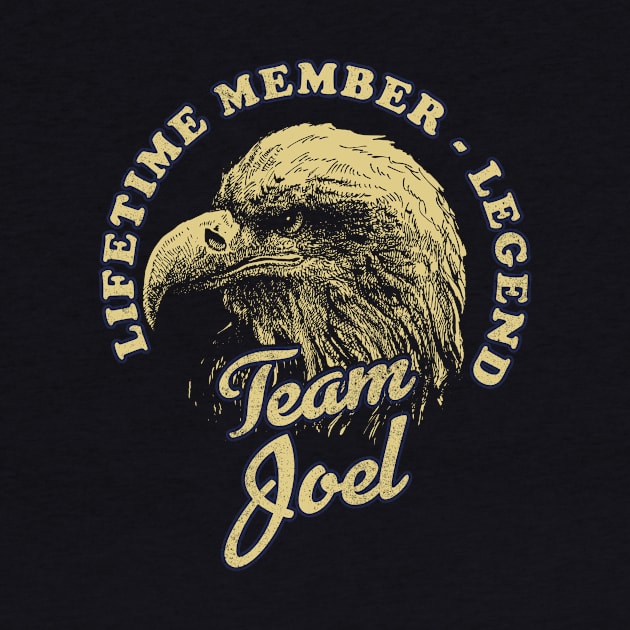 Joel Name - Lifetime Member Legend - Eagle by Stacy Peters Art